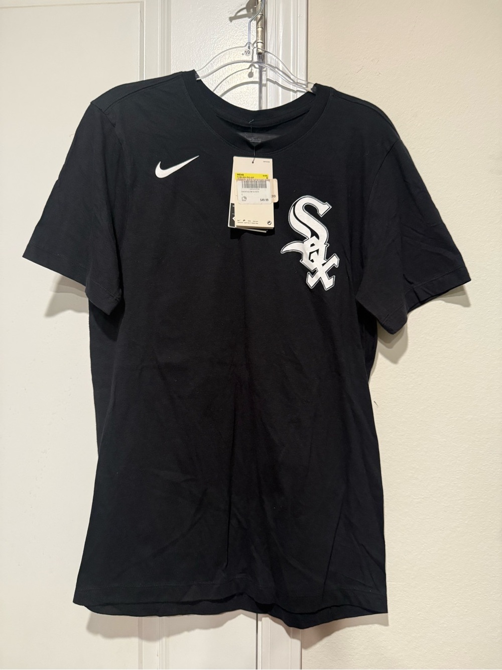 New Nike Black Chicago White Sox Short Sleeve Tee size Small